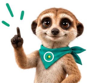 Das OAZEE-Maskottchen zeigt den Unterschied zwischen allgemeiner Startseite und eigener Landingpage